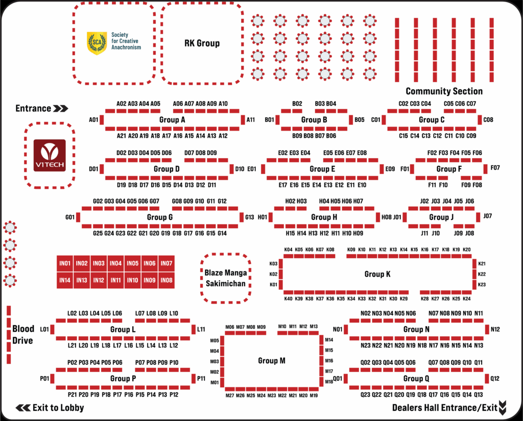 Artist Alley - San Japan : Anime + Gaming Convention, image size:1024x825