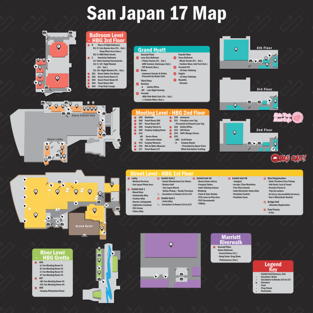 San Japan 2026 / 17 Map